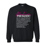 Madam President Defined Women's Crewneck Sweatshirt