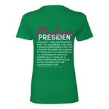 Her Name is Madam President Women's Tee