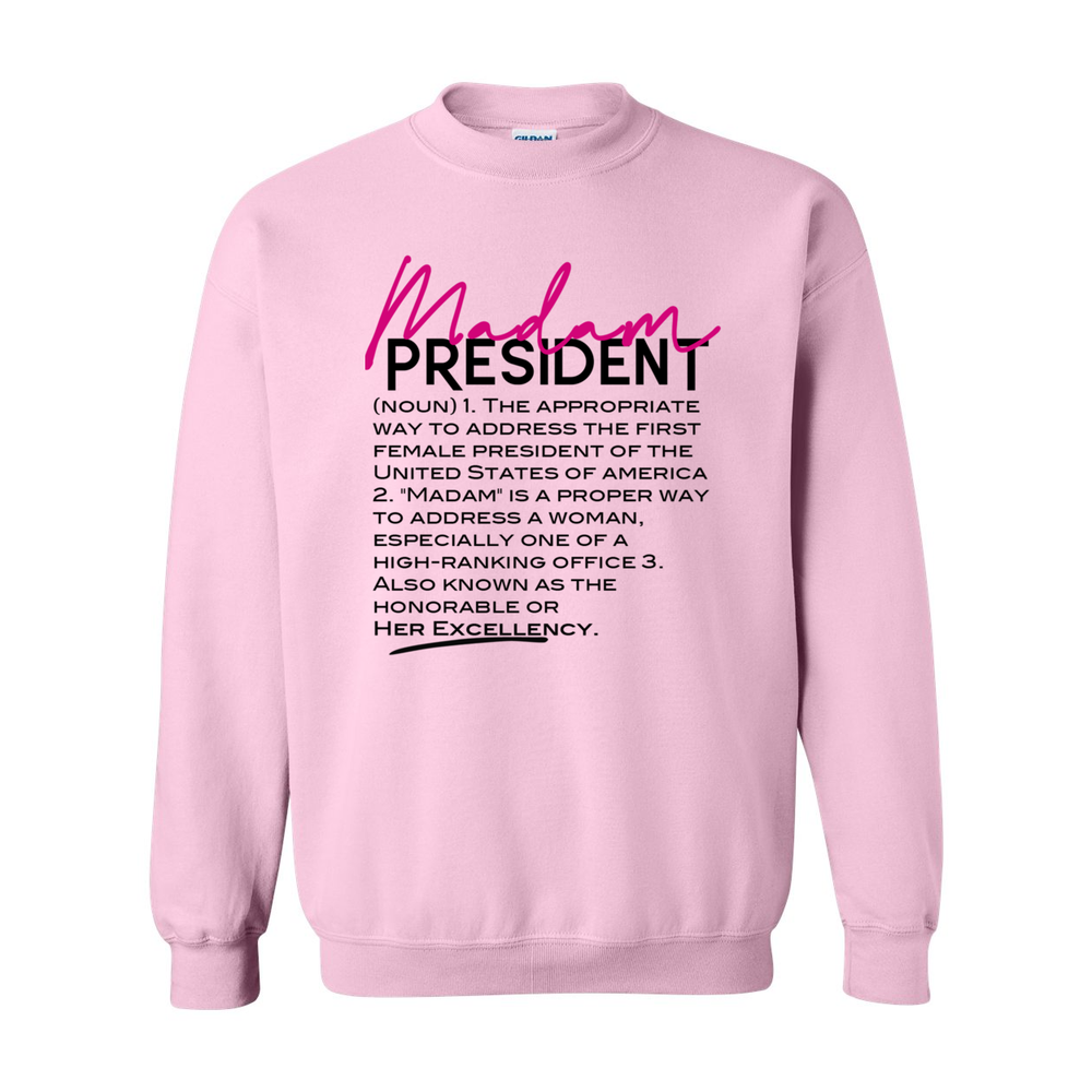 Madam President Defined Women's Crewneck Sweatshirt - Color