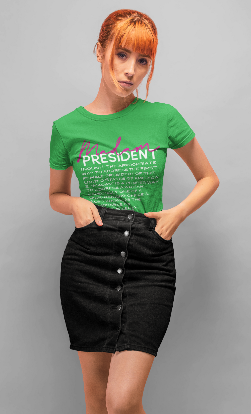 Madam President Defined Women's Boyfriend Tee